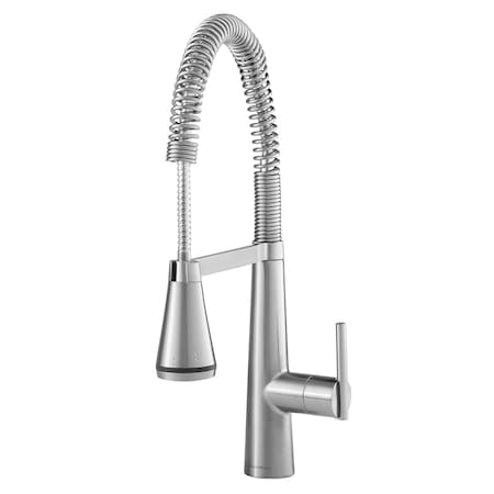 American Standard Edgewater Semi-Professional Kitchen Faucet w/SelectFlo, Stainless Steel 4932350.075